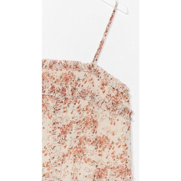 Nasty Gal Micro Frill Mini Trapeze Dress Sz 2 Small New With Tags $138 - Picture 3 of 16